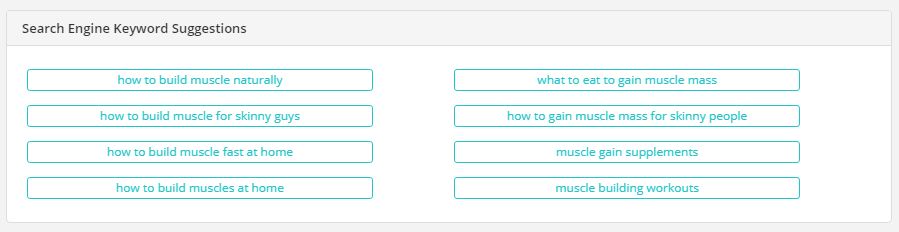sugerencias de motor de búsqueda keysearch